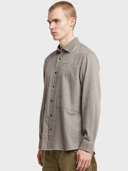 Рубашка G-star Raw серая
