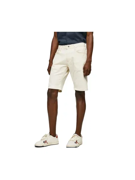 Szorty jeansowe Pepe Jeans casual białe