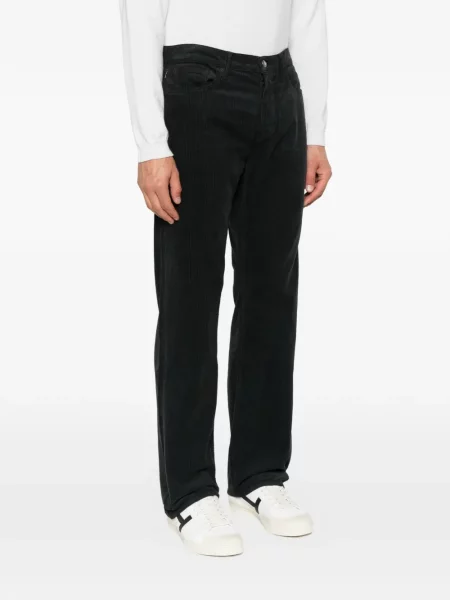 Blugi drepți Tom Ford de catifea cord gri