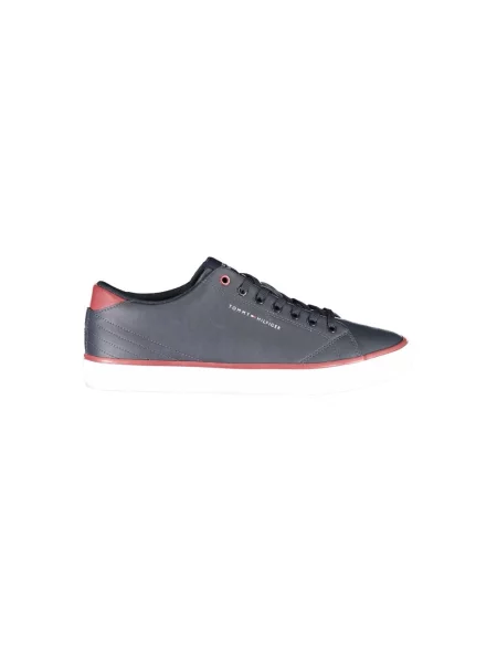 Lniane trampki Tommy Hilfiger czarne