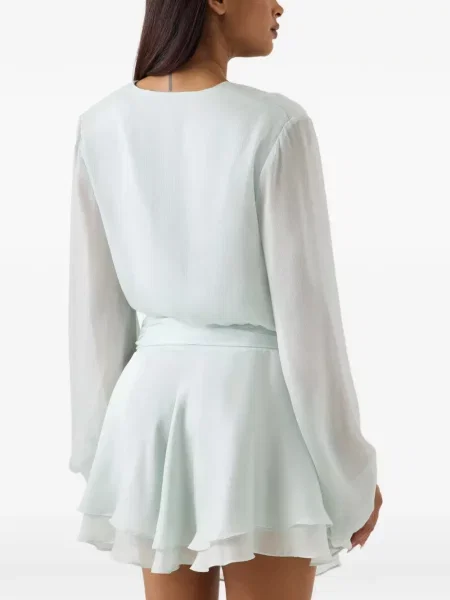 Rochie mini Guess evazată verde