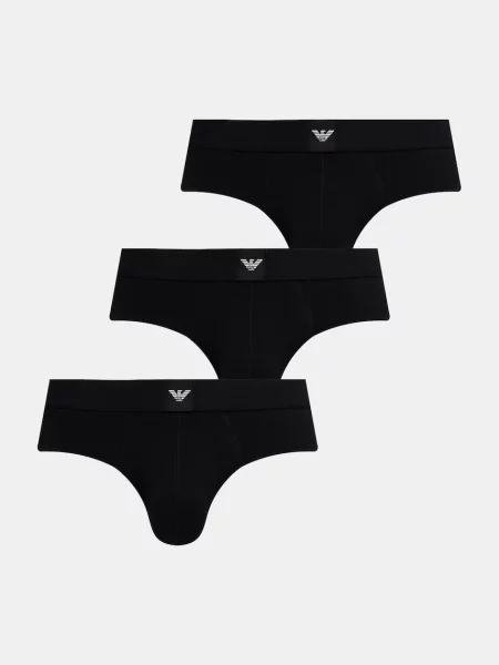Emporio Armani Underwear slipy pánske s bavlnou čierna