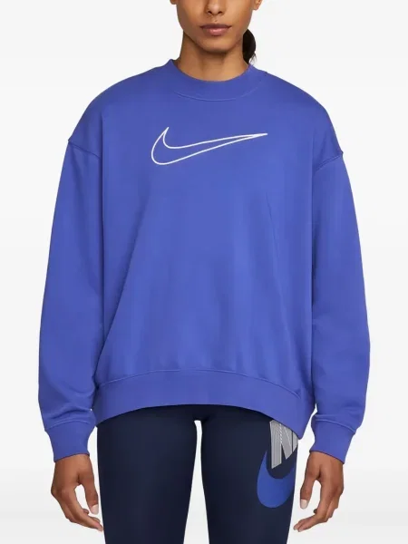 Hanorac Nike cu broderie din fleece alergare negru