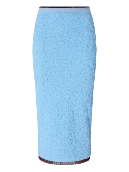 Fustă midi Pinko până la genunchi albastru
