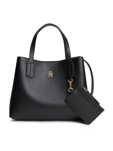 Rucsac Tommy Hilfiger din piele negru