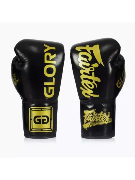 Rękawice Bokserskie ze skóry naturalnej Fairtex czarne