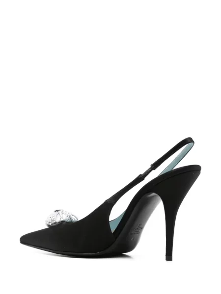 Pantofi cu toc Valentino Garavani slingback negru