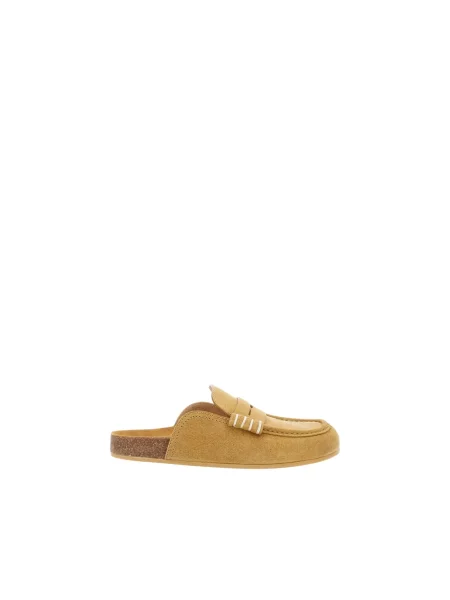 Klapki Jw Anderson skórzane żółte