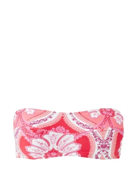 Top Melissa Odabash cu imagine cu model paisley roz