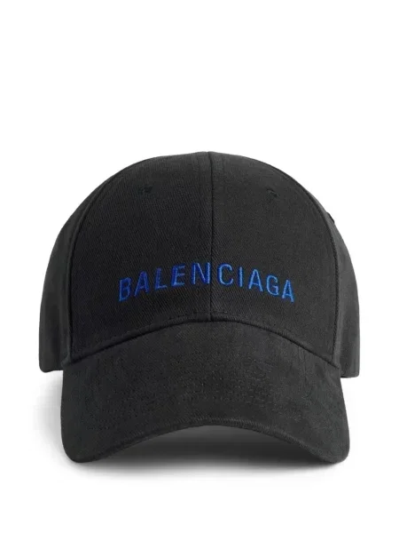 Șapcă Balenciaga cu broderie negru