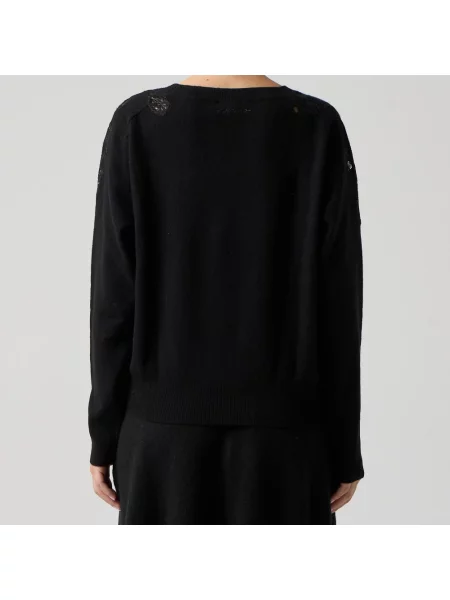 Sweter Ermanno Scervino wełniany czarny