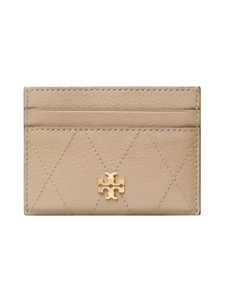 Portfel Tory Burch skórzany beżowy