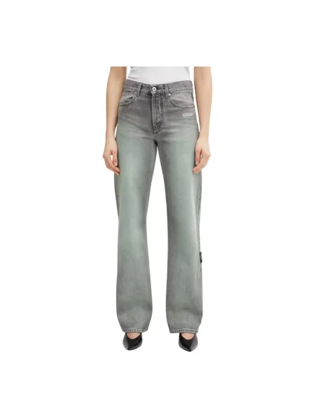 Jeansy Off-white białe