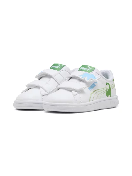 PUMA Sneakersy dla małych dzieci Smash Dino Akcesoria 19 biały
