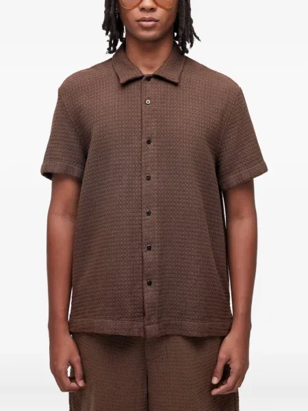 Къс риза Osklen кафяво