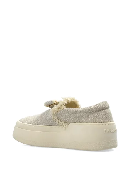 Sneakerși Ferragamo cu franjuri