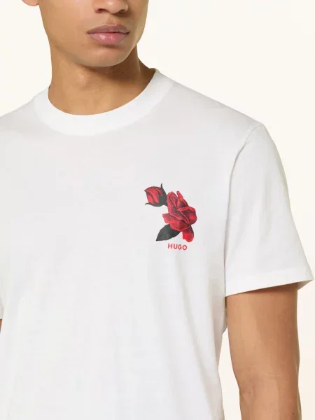 HUGO t-shirt Dikerd biała