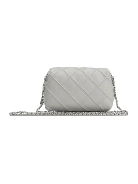 Torebka crossbody Tory Burch skórzana pikowana biała