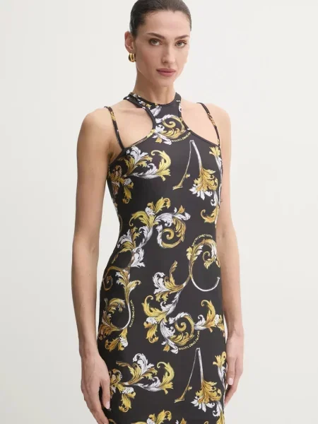 Versace Jeans Couture rochie mini mulata negru