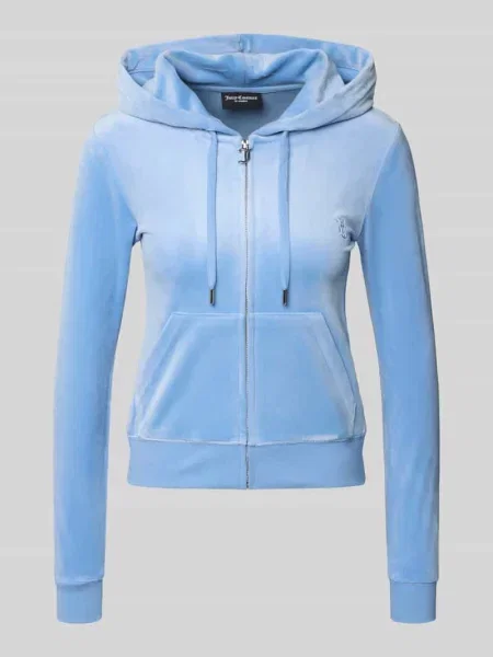 Bluza rozpinana z wyhaftowanym logo model ‘ROBERTSON’ Juicy Couture