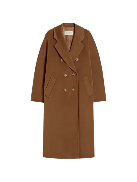 Palton Max Mara cu două rânduri de nasturi maro