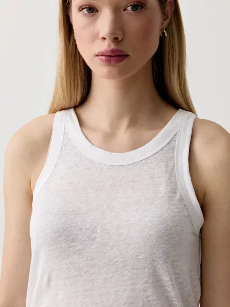 Льняной топ United Colors Of Benetton