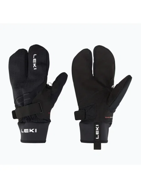 Скиорски ръкавици LEKI CC Thermo Shark Lobster black черно