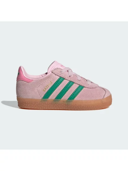 ADIDAS ORIGINALS Tenisky Gazelle zlatá růžová / starorůžová zelená