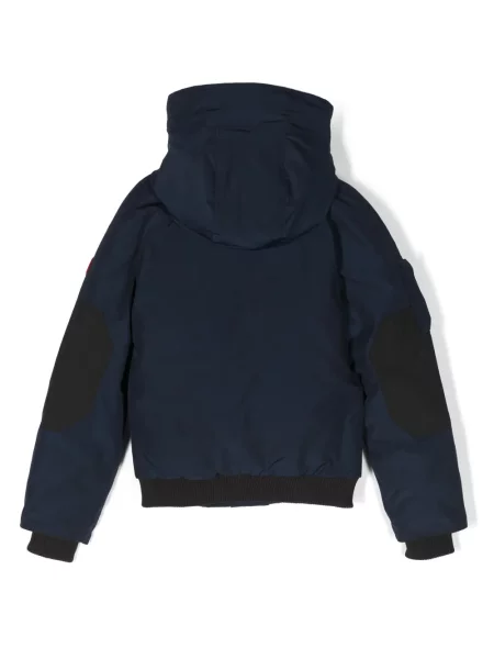 Kurtka bomber dziecięcy Canada Goose niebieski