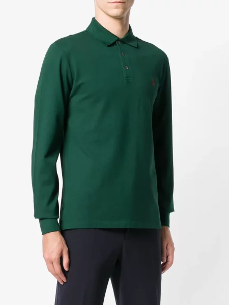 Polo majica Polo Ralph Lauren s autogramom zelena
