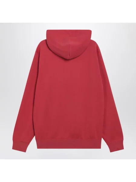 Bluza z kapturem Polo Ralph Lauren z kapturem czerwona