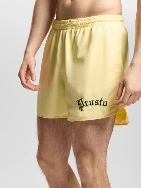 Spodenki sportowe Prosto College żółte