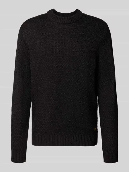 Sweter z dzianiny o kroju regular fit z mieszanka bawełny model BLAKE' Jack & Jones