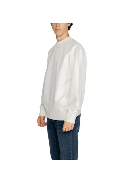 Bluza Calvin Klein Jeans ze spandexu biała