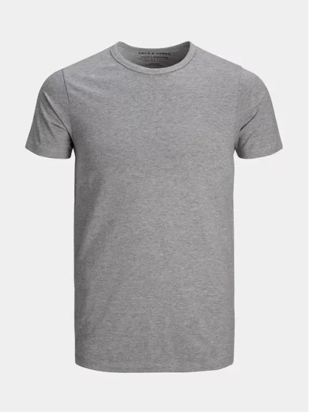 JACK & JONES Tričko melír šedý