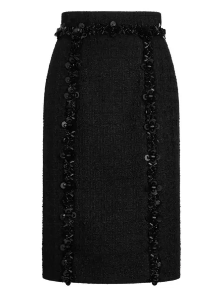 Osłona spódnica ołówkowa Dolce And Gabbana czarna