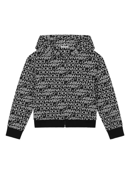 Bluza z kapturem dziecięca Dolce And Gabbana czarna