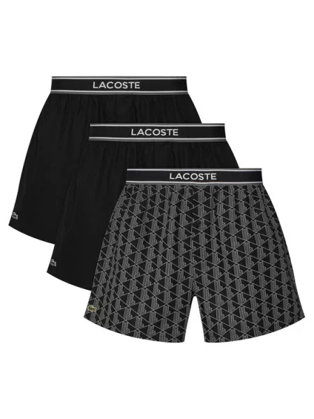 Боксерки LACOSTE Boxer Underwear Black M черно