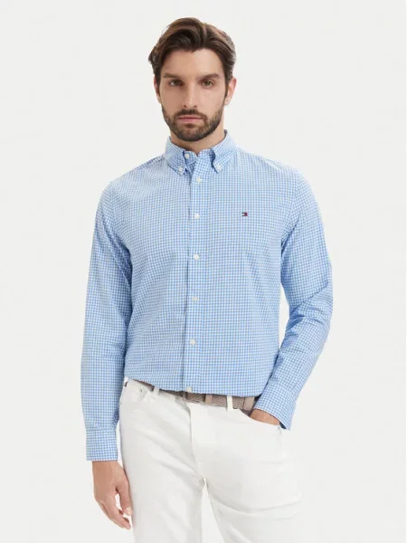 Tommy Hilfiger Риза Poplin син