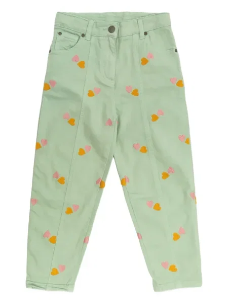 Spodnie dziecięce Stella Mccartney zielone