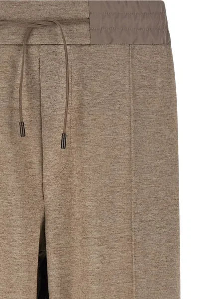 Kalhoty Boss hnědé