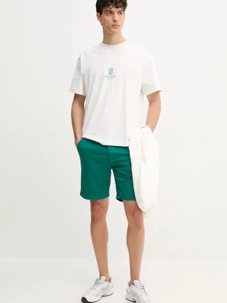 Футболка Pepe Jeans DOMINIC TEE з принтом білий