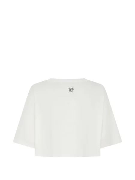 Decupat tricou One Teaspoon cu imagine alb