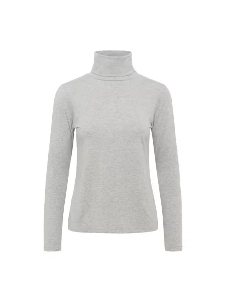 Top Part Two w kolorze melanż szary