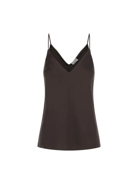 Top Brunello Cucinelli brązowy