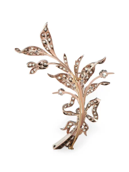 Brosa Lb Exclusive cu model floral roz