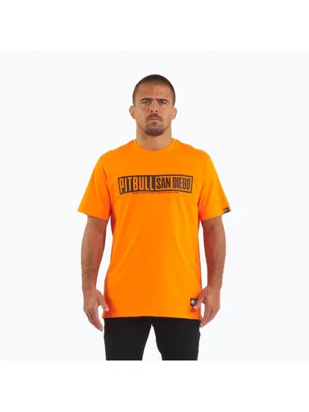 Pitbull Eighty Nine Dog férfi póló narancssárga. Méret: L narancsszínű