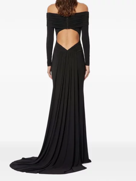 Ușor rochie Elisabetta Franchi din jerseu negru