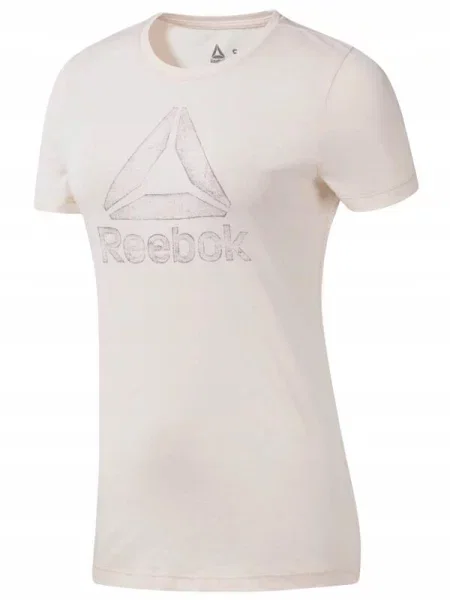KOSZULKA T-shirt na co dzień REEBOK różowa