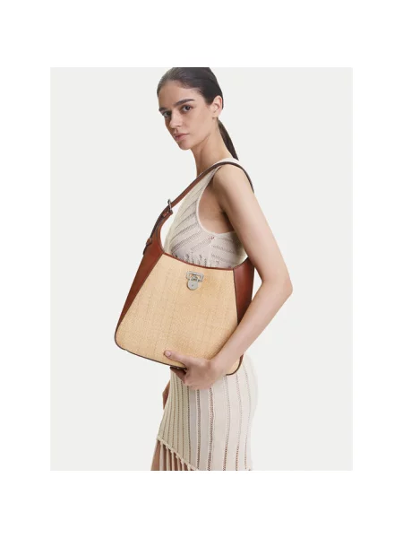 Torebka LAUREN RALPH LAUREN brązowa